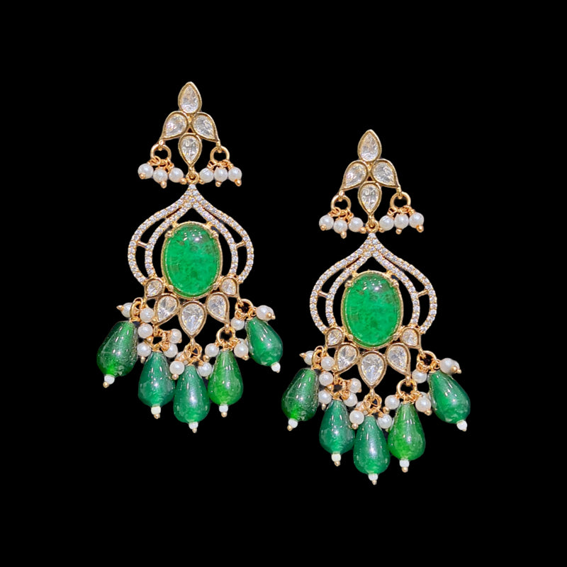 DER609 Polki earrings ( READY TO SHIP )