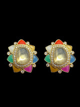 ET565 Rati earrings , gold plated studs ( READY TO SHIP )