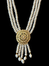 DLN106 SAVAIRA freshwater pearl necklace with earrings ( READY TO SHIP)