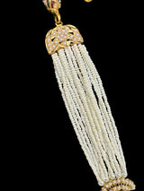 C512 Gold plated choker set in pearls  ( READY TO SHIP)