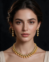 DNS504 Single line high quality kundan necklace (READY TO SHIP)