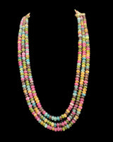 DNS217 Three-Layer Tourmaline Quartz Beads Mala – Hand-Strung Elegance ( READY TO SHIP )