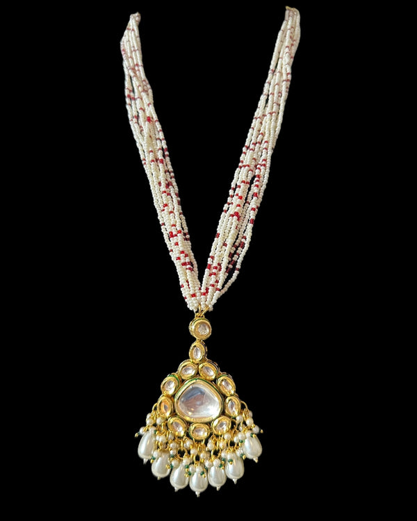 PS550 High quality kundan and pearl pendant set ( READY TO SHIP )