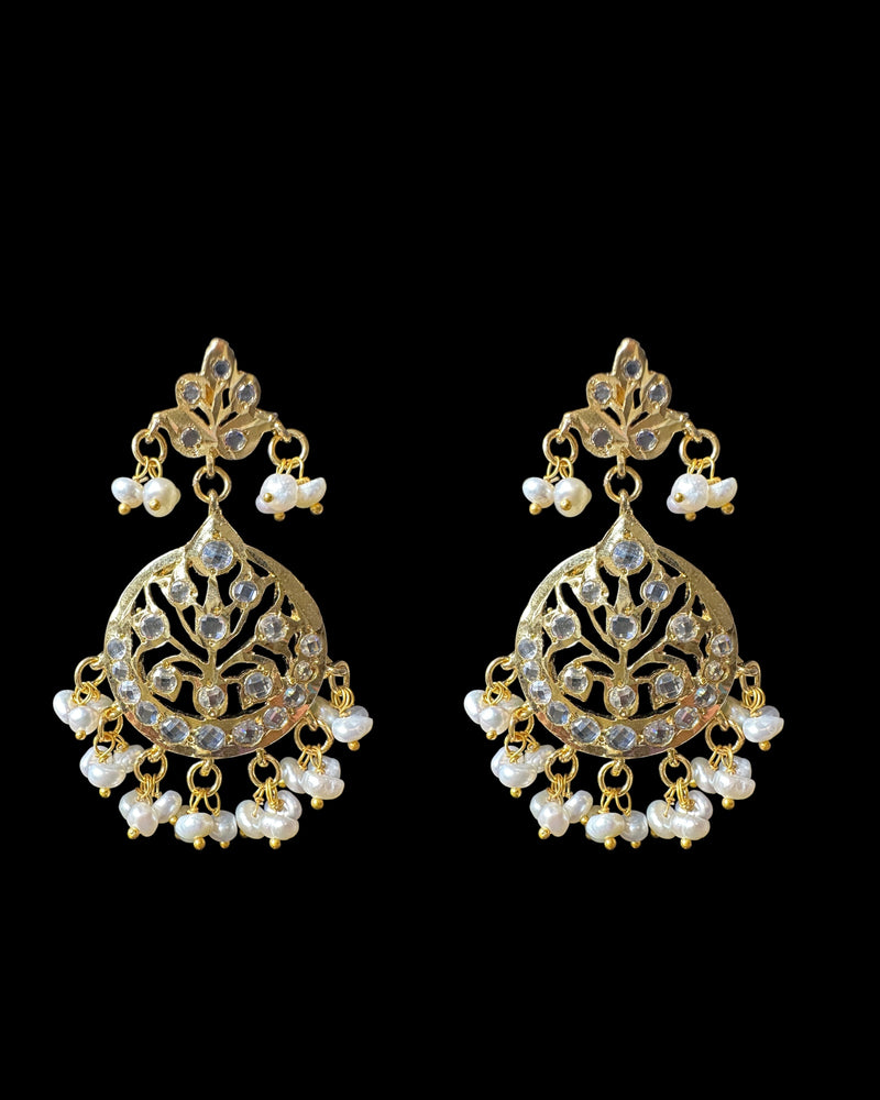 DLN116 Meena barfi  rani haar in fresh water pearls ( READY TO SHIP )