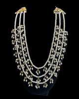SAT122 Tanya three layer mala in pearls ( READY TO SHIP )