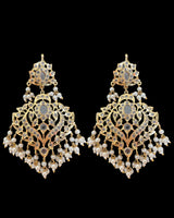 Ekta Gold-Plated Bridal Set with Earrings, Tika & Jhoomar –Pearls ( READY TO SHIP )