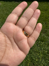 92.5 silver gold plated finger ring in ruby emerald and pearls ( READY TO SHIP )