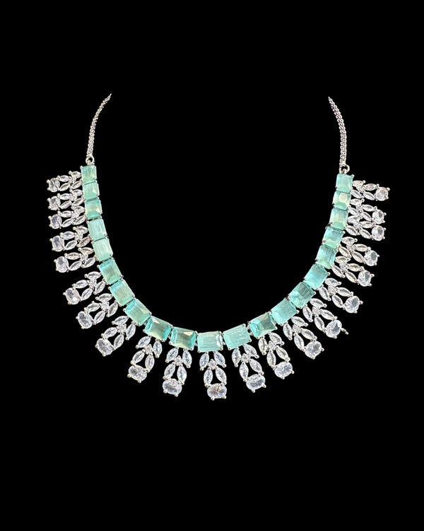 Silver plated  necklace set - MINT ( READY TO SHIP )
