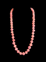 Quartz pumpkin beads mala ( READY TO SHIP )