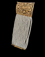 Jadau bahi / bracelet in pearls   ( READY TO SHIP )
