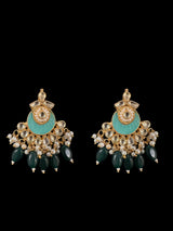 Megha kundan earrings tika ( READY TO SHIP )