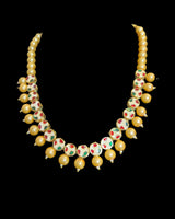 DNS504 Single line high quality kundan necklace (READY TO SHIP)