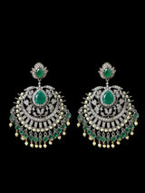 DER593 Victorian earrings - green ( READY TO SHIP )