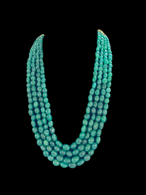 DNS48 Emerald beads mala ( READY TO SHIP )