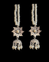 C33 Insia silver plated  jadavi lacha  with karanphool  ( READY TO SHIP )