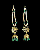 BR497G INSIA BRIDAL SET IN Emeralds  ( SHIPS IN 5 WEEKS )