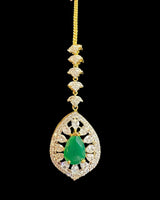 Fareena bridal set in ruby emerald sapphire ( READY TO SHIP )