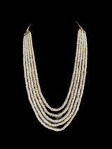 NS196 A Nida fresh water pearl necklace five layer( READY TO SHIP )