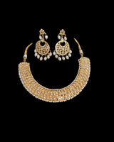 Sofia moissanite Polki necklace set ( READY TO SHIP )