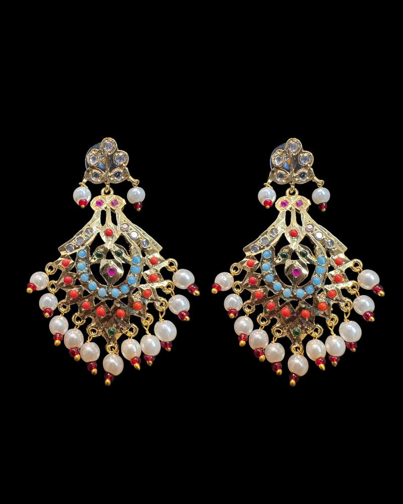 navratan pendant set ( READY TO SHIP )