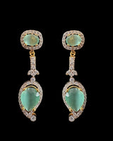 BR461  Anmol necklace set in Mint , rubies and pearls ( READY TO SHIP )