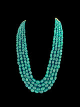 DNS48 Emerald beads mala ( READY TO SHIP )