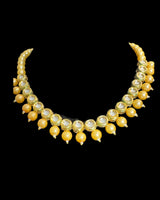 DNS504 Single line high quality kundan necklace (READY TO SHIP)