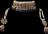 C20 Insia jadavi lacha in amethyst ( READY TO SHIP )