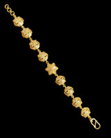 Jahanara freshwater pearl bracelet in gold plated silver ( READY TO SHIP )