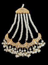 DJHR116 SHALINI Kundan jhoomar with pearls ( READY TO SHIP )