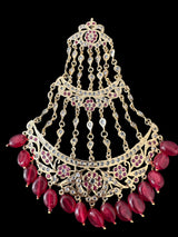 DJHR129 ANAITA Jhoomar in Ruby  ( READY TO SHIP )