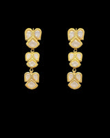 DLN142 Gold-Plated Kundan Mala Set – High-Quality CZ Stones | Single Line Elegance ( READY TO SHIP )