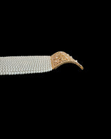 Jadau bahi / bracelet in pearls   ( READY TO SHIP )