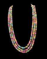 DNS217 Three-Layer Tourmaline Quartz Beads Mala – Hand-Strung Elegance ( READY TO SHIP )