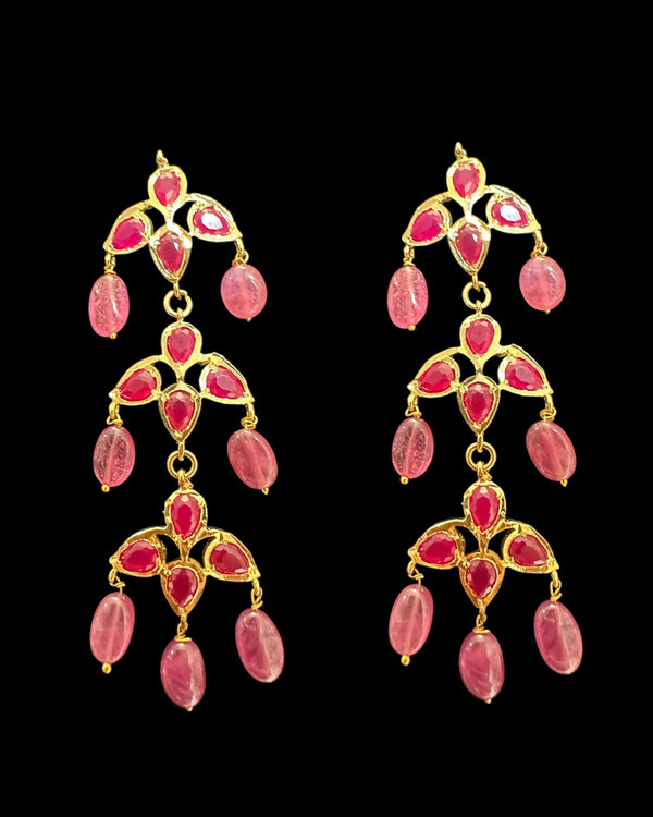 DER911 Savera ruby earrings ( READY TO SHIP )
