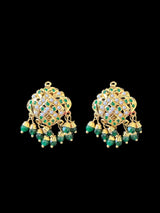 PS306  Shahreen emerald pendant set ( READY TO SHIP )