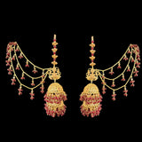 DER542 long jhumka earrings ( READY TO SHIP )