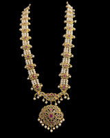 LN32 Kashf hyderabadi Rani haar in fresh water pearls ( READY TO SHIP )