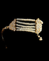 C579 Gold-Plated Kundan Choker with Jhumka Earrings ( READY TO SHIP )