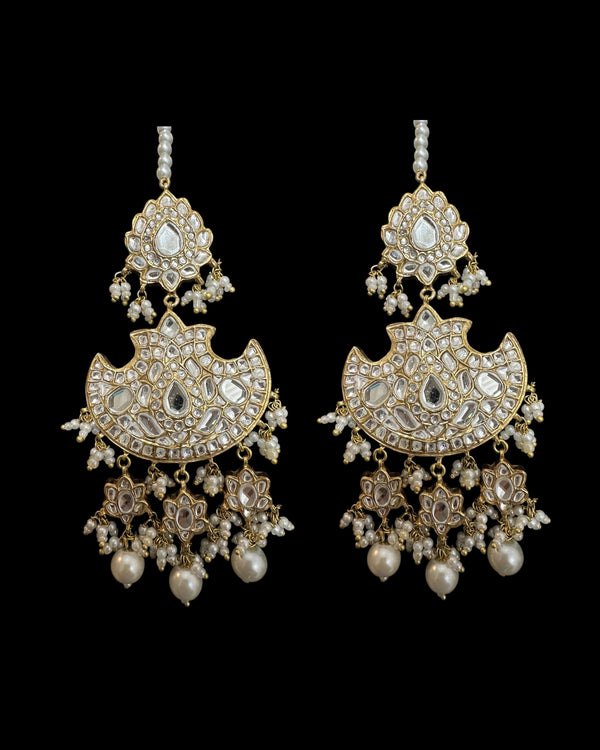 DER781  Manara kundan earrings ( READY TO SHIP )