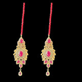 DNS92 Anika necklace in rubies  (READY TO SHIP)