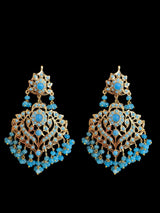 DER704 Ekta turuqoise / feroza  earrings ( READY TO SHIP )