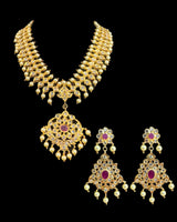 Tanika mango necklace set with earrings ( READY TO SHIP )