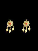 PS497 Sara pendant and earrings set -coral ( READY TO SHIP )