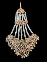 DJHR126 Wafa jadau jhoomar in Navratan - multicolor  ( READY TO SHIP )