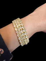 B824 Gold-Plated CZ Bangles – Set of Four (Size 2.8)

 ( READY TO SHIP )