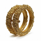 DJAN6 Antique gold plated bangles - openable ( 2.4//2.6) ( READY TO SHIP )