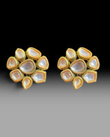DNS501 Nikita two layered kundan necklace (READY TO SHIP )