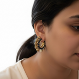 Isha High quality Polki earrings Bali style ( READY TO SHIP  )