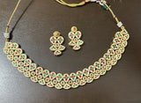 C515 High quality kundan choker with earrings ( READY TO SHIP )